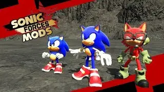 True Blue Soap Shoes Sonics - Sonic Forces Mods