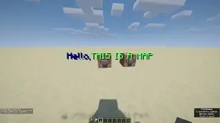 How to make a text screen overlay in minecraft!