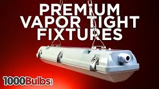 Wattage and Color Selectable Premium  LED Vapor Tight Fixtures | PLT Solutions