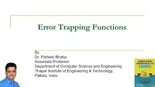 Error Trapping Functions