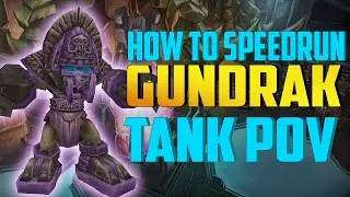 Gundrak Speedrun Intro Tank POV - WotLK Classic