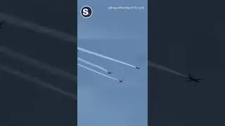 Jets Abort Formation as Wings Touch During Fort Lauderdale Airshow