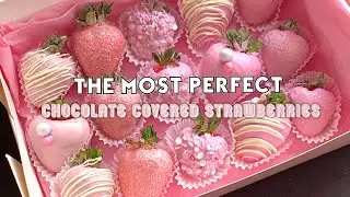 CHOCOLATE COVERED STRAWBERRIES TUTORIAL