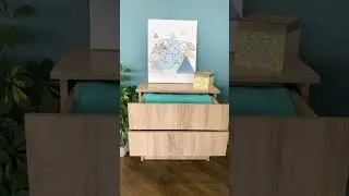 Комод Дуб Сонома 3 ящика