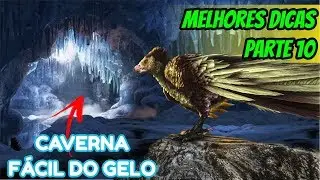 Melhores Dicas de ARK MOBILE Parte 10 | lv 58 ao 63 | CAVERNA DO GELO e ARGENTAVIS