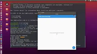 Flutter on Ubuntu Linux test