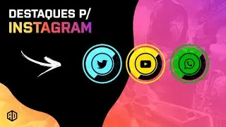 Como fazer destaques para Instagram estilo gamer pelo celular - Alex F Design