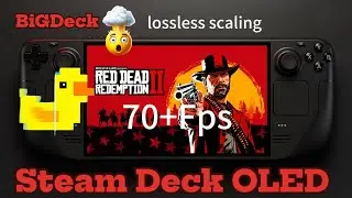Red Dead Redemption 2 – 70+ FPS with Lossless Scaling on Steam Deck OLED!