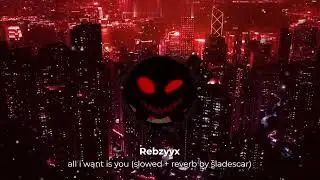 Rebzyyx - all i want is you (slowed + reverb)