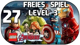 Let's Play LEGO Marvel's Avengers #27 Freies Spiel Level 3 Hydra am Zug ★ 100%