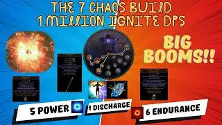 [PoE 3.25] Just 7 Chaos Orbs = 1 Million Ignite Discharge DPS with BIG BOOMS