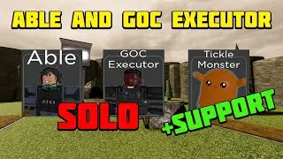 SOLO GOC EXECUTOR and ABLE + SUPPORT HARD MODE - Roblox SCP Tower Defense