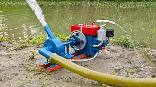 Water Pump School Science Project For  Student - Mini Engine Made Water Pump
