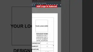 Add Logo in Autocad Mac - Flash Tutorial Autocad 2023 For Mac ⚡️