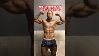 How I eat to cut weight before a fight 
