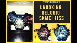 Unboxing relogio Skmei 1155 qualidade surpreendente
