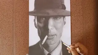 #3 realistic drawing  || Oppenheimer || Cillian Murphy ✍️