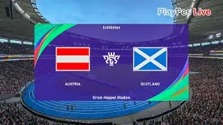 PES 2021 - AUSTRIA vs SCOTLAND - Gameplay PC