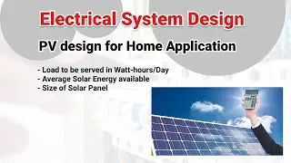 EE405 ESD | Module VI | Class 5 | PV Design for Home Application - Part 1 | KTU | EEE | S7