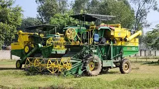 Check out these huge John Deere harvesting machines!