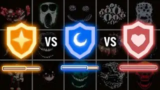 DOORS : Star Shield VS Moon Shield VS God Shield - All Entities Comparison [ROBLOX]