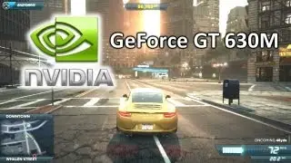 NFS Most Wanted 2012 on NVIDIA GeForce GT 630M - Free Roam PC Gameplay