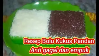 Resep Bolu Kukus Pandan anti gagal dan empuk banget