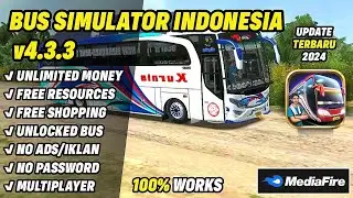 BUSSID!! Bus Simulator Indonesia Mod Apk 4.3.3 Terbaru 2024 - Unlimited Money Free Shopping Unlocked