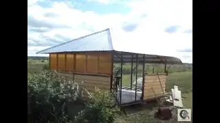 Беседка - 4. крыша, облицовка.