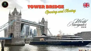 Tower Bridge Actual Work | World Navigator Ship | C2C Trains and DLR #towerbridge #londonvlog