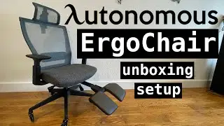 Autonomous ErgoChair Core with rollerblade wheels | unboxing and setup