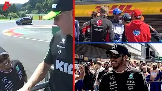 Lewis Hamilton Scared Valtteri Bottas in Drive Parade | Behind The Scenes