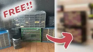 I Trash Picked These Organizers - Can I Make Them Pretty?