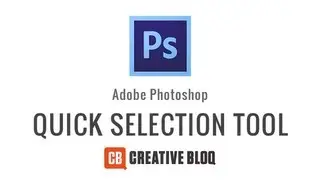 Photoshop: How to use the Quick Selection Tool