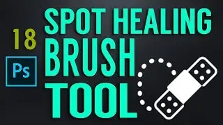 Spot Healing Brush Tool  Photoshop CC Class 18 by GFX Mentor Designer