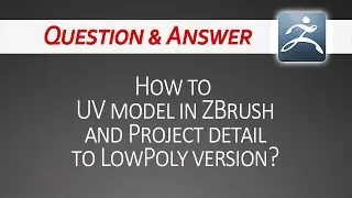 Q & A: UV Master ZBrush + Project detail on LowPoly Subtool