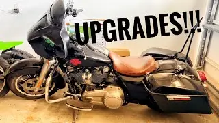 2020 Harley Electra Glide Upgrades - New Front Wheel and 14” Bars