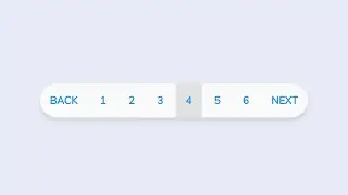 Modern Page Pagination in HTML and CSS