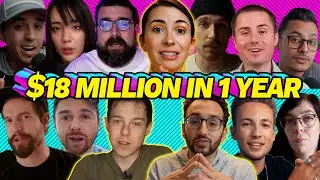 How 15 Youtubers Made $18,112,570 in just 1 Year 💰