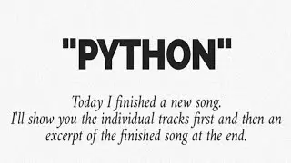 Boris Brejcha - Python (Studio Session)