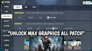 HOW TO UNLOCK MAX GRAPHICS & MAX 120 FPS IN CODM SEASON 7 ALL PATCH WORKING 100% NO ROOT & SAFE