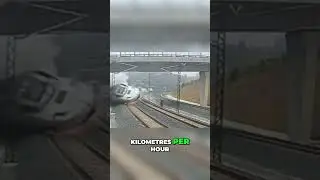 Train's Crazy Speed! Double the Limit Massive Derailment! 