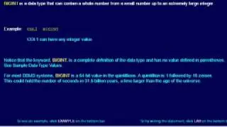 SQL 042 Data Types, Exact Numeric, BIGINT