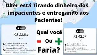 Uber Tirando Dinheiro dos Impacientes e Entregando aos que Sabem ser Paciente! Uber/99pop/indrive