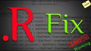 How to fix symbol: class R | cannot resolve symbol .r error in Android Studio