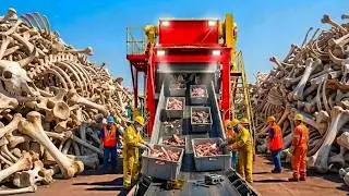 Inside the MASSIVE Slaughterhouse Waste Factory – How Animal Remains Are Reused at Scale