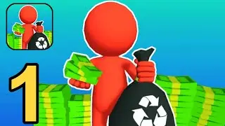 Idle Trash Tycoon - Gameplay Wlakthrough Part 1 ( Android,iOS )