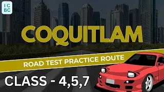 ICBC Coquitlam Blue Mountain Practice Road Test | Demo, Class 5 #britishcolumbia