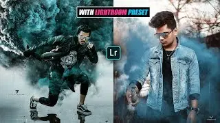 PicsArt Smoke Bomb Creative Photo editing tuotrial in Picsart Step by Step in Hindi - Viral editing