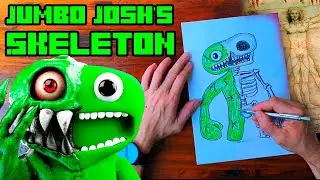 Jumbo Josh's Skeleton - Drawing the Inner Secrets of the Monster